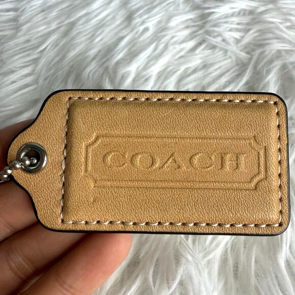 3" COACH Fob Bag Charm Hang tag Hangtag - Picture 1 of 2